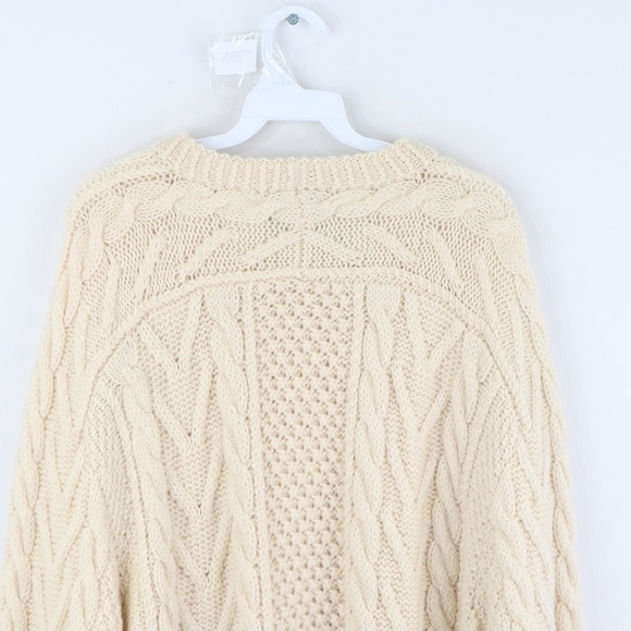 Vintage 70s Rockabilly Chunky Fisherman Sweater - Picture 6 of 7